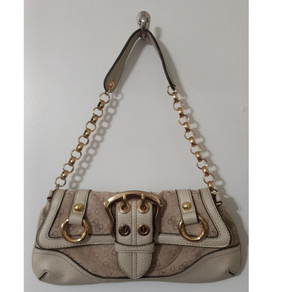 BCBGirls Signature Canvas & Leather Tote